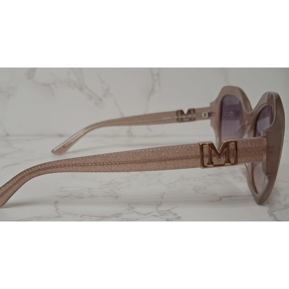 MARCIANO Women's Rose Gold Shimmer Sunglasses - NEW - Picture 3 of 7